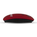 Wholesale-IMEXX 26316 MOUSE WIRELESS 2.4 GHZ ULTRA SLIM RED-Electro Vision Inc