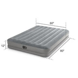 Wholesale-INTEX 64114E Dura-Beam Standard Prestige Air Mattress Fiber-Tech Queen-Air Mattress-Electro Vision Inc