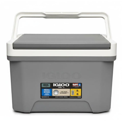 Wholesale-Igloo 00032136 Cool Cooler 9 QT - Gray-Cooler-Electro Vision Inc