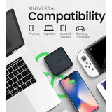 Wholesale-InfinaCore Pandora 190904B Power Global Wireless Charger - Black UPC796-Wireless Charger-Electro Vision Inc
