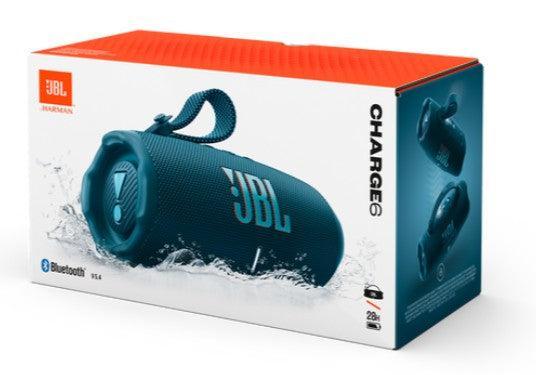 Wholesale-JBL Charge6 Portable Waterproof Speaker with Power Bank - Blue-Bluetooth Speaker-Electro Vision Inc