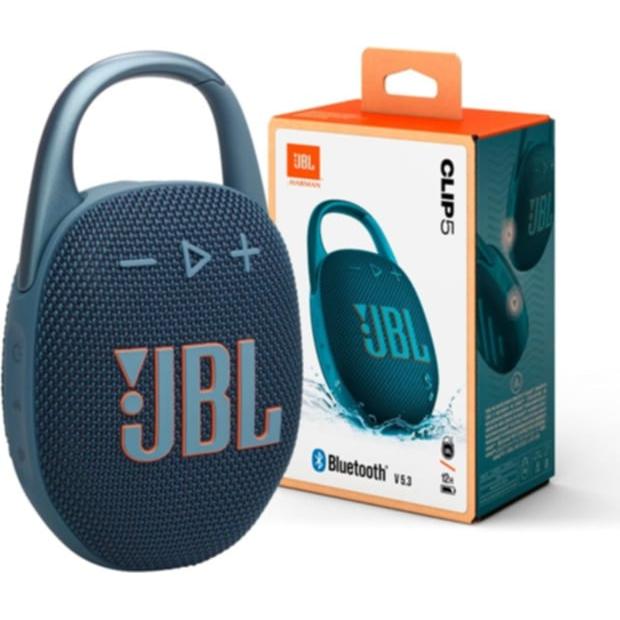 Wholesale-JBL Clip5-Blue Portable Bluetooth Speaker Blue-Electro Vision Inc