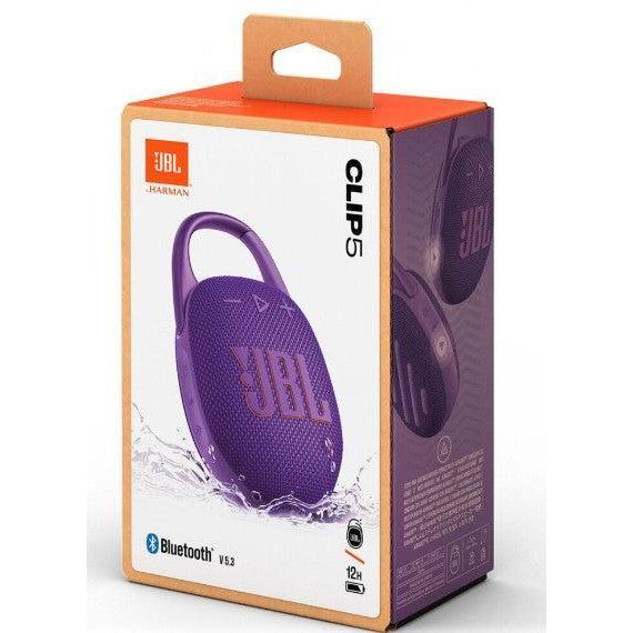 Wholesale-JBL Clip5-Purple CLIP 5 Portable Bluetooth Speaker - Purple-Speaker-Electro Vision Inc