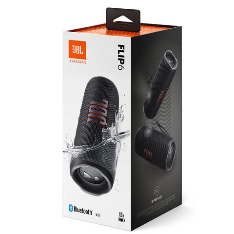 Wholesale-JBL Flip 6 - Portable Waterproof Speaker Black-Speaker-Electro Vision Inc