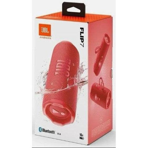 Wholesale-JBL Flip7-Red Flip 7 Bluetooth Speaker Waterproof - Red-Speaker-Electro Vision Inc