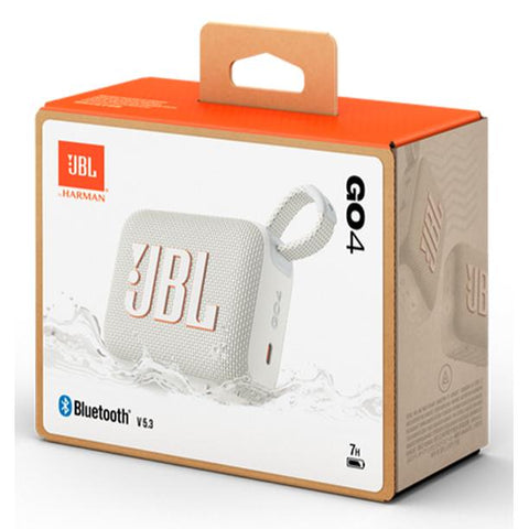 Wholesale-JBL GO4 Portable Bluetooth Speaker – White-Speaker-Electro Vision Inc