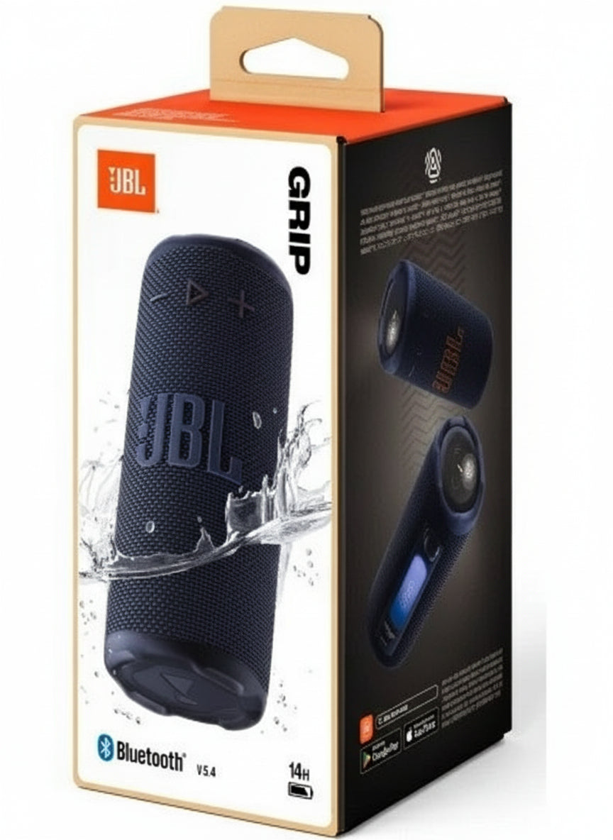 Wholesale-JBL GRIP-BLU GRIP Portable Speaker W/ Bluetooth Built-in Battery and Light Waterproof (Blue)-Portable Speaker-Electro Vision Inc