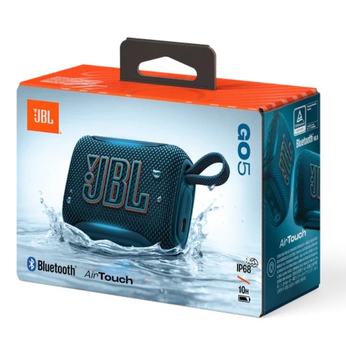Wholesale-JBL Go 5 Ultra-Portable Waterproof Bluetooth Speaker Auracast - Blue-speaker-Electro Vision Inc