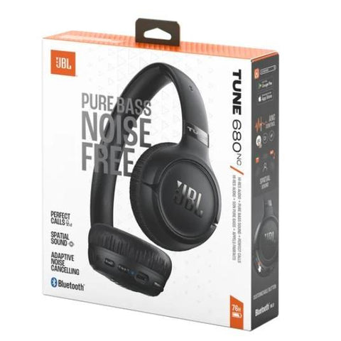 Wholesale-JBL Headphones TUNE 680 NC Wireless On ear NC - Black-Headphone-Electro Vision Inc