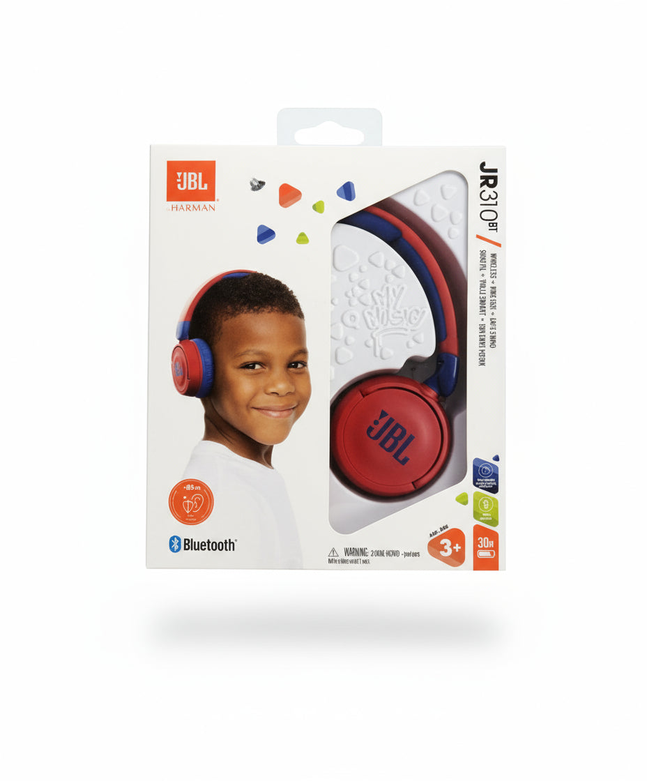 Wholesale-JBL JR310BTREDAM Wireless Headphones for Kids Bluetooth - Red/Blue-Headphones-Electro Vision Inc