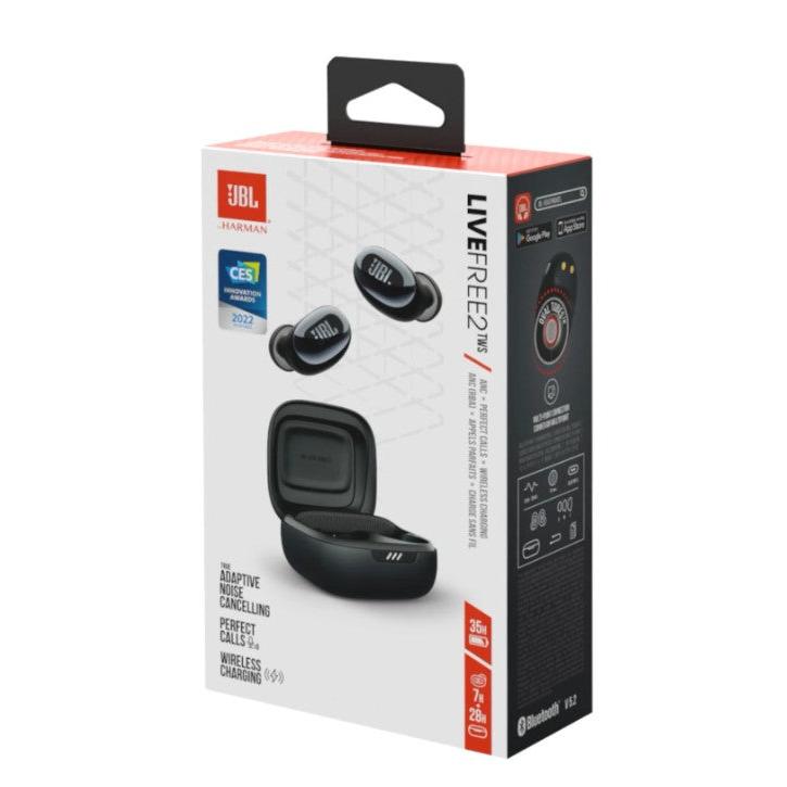 Wholesale-JBL LIVEFREE2TWSBA Live Free 2 True Wireless Headphones - Black-Headphone-Electro Vision Inc