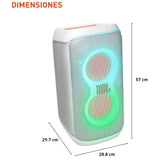 Wholesale-JBL Party Box Club 120 w/ 160W Wireless Party Speaker, Bluetooth & Dynamic Light - White-Speaker-Electro Vision Inc