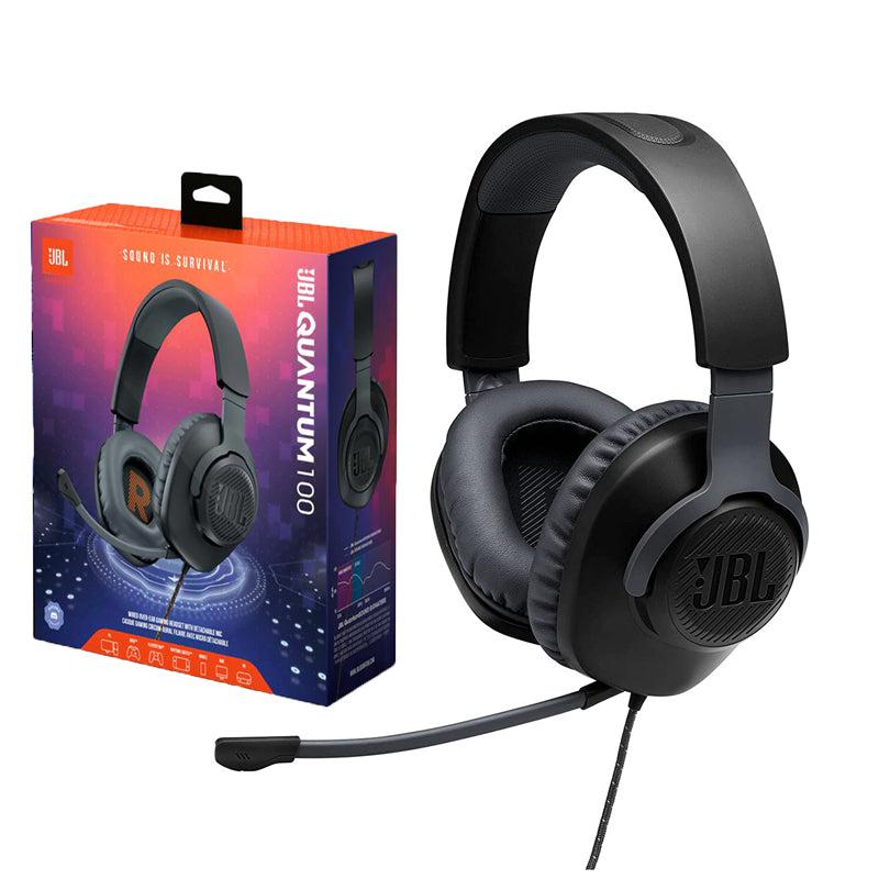Wholesale-JBL Quantum 100 - Wired Over-Ear Gaming Headphones - Black, Large-Headphone-Electro Vision Inc