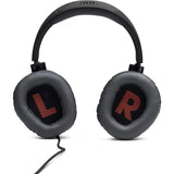 Wholesale-JBL Quantum100-B Wired Over-Ear Gaming Headphones - Black, Large-Headphone-Electro Vision Inc