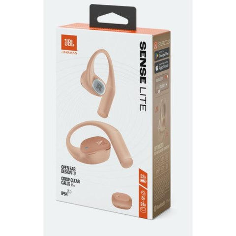 Wholesale-JBL SENSELITEBEGAM Sense Lite True Wireless Open-ear Headphones - Beige-Headphone-Electro Vision Inc