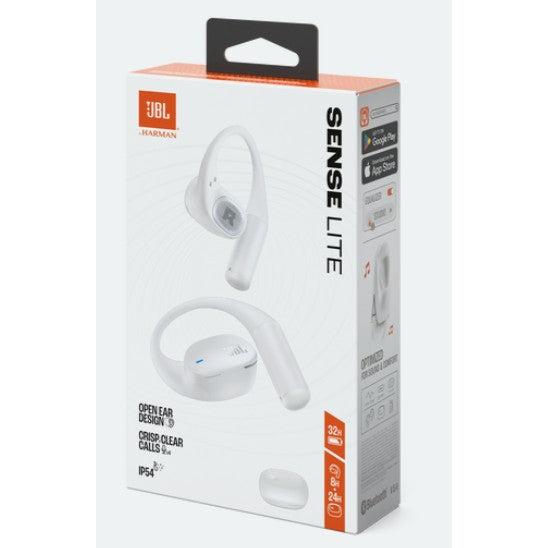 Wholesale-JBL SENSELITEWHTAM Sense Lite True Wireless Open-Ear Headphones - White-Headphone-Electro Vision Inc