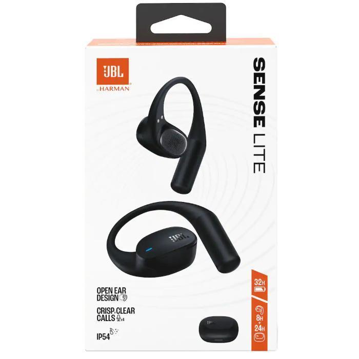 Wholesale-JBL Sense Lite True Wireless Open-Ear Headphones - Black-Headphones-Electro Vision Inc