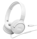 Wholesale-JBL T520C-White Tune 520C USB-C Wired Headphones - White-Headphones-Electro Vision Inc