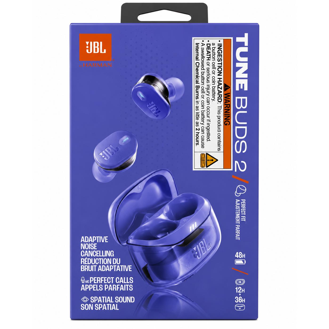 Wholesale-JBL TBUDS2GMA Tune Buds Ghost 2 Headphones - Mauve-Headphone-Electro Vision Inc