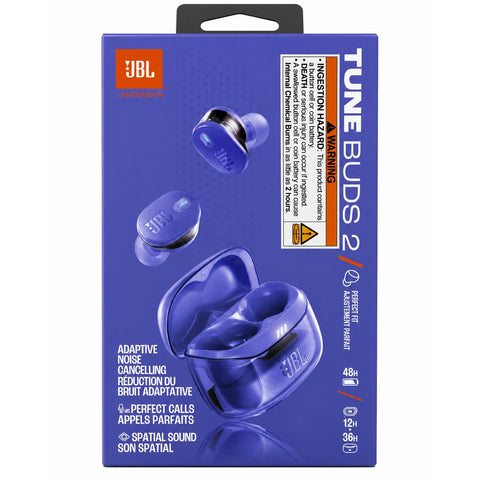 Wholesale-JBL TBUDS2GMA Tune Buds Ghost 2 Headphones - Mauve-Headphone-Electro Vision Inc
