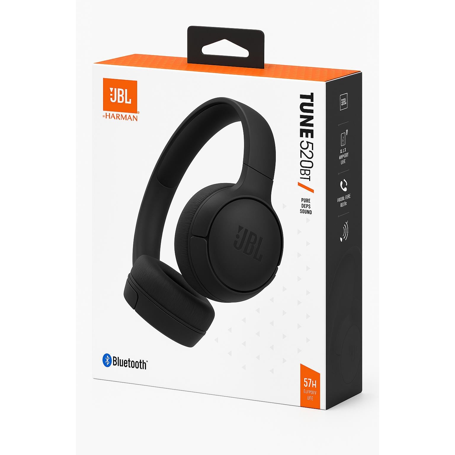 Wholesale-JBL Tune 520BT Wireless On Ear Bluetooth Headphones - Black-Bluetooth Headphones-Electro Vision Inc
