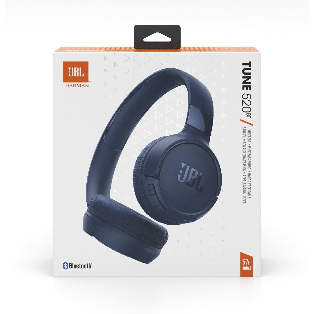 Wholesale-JBL Tune 520BT Wireless On Ear Bluetooth Headphones - Blue-Bluetooth Headphones-Electro Vision Inc