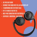 Wholesale-JBL Tune 530BT Wireless On-Ear Bluetooth 6.0 Headphones - Black-Wireless Headphones-Electro Vision Inc