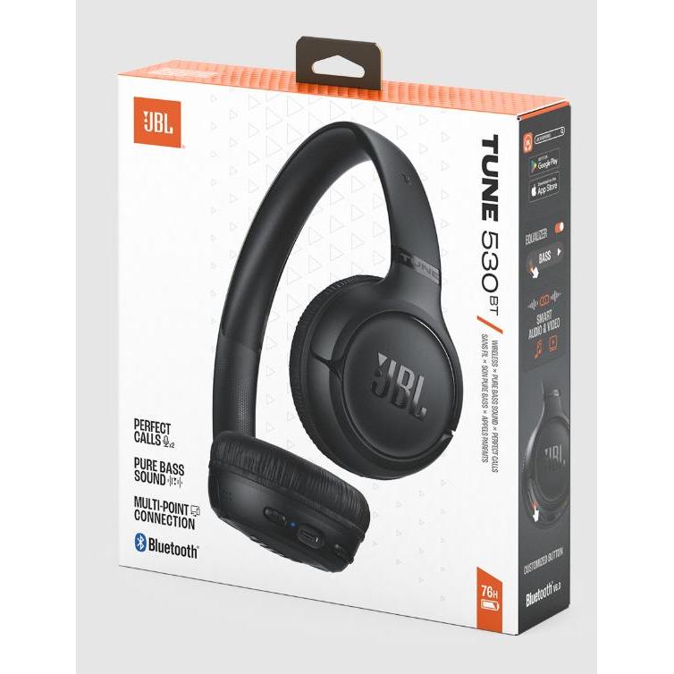 Wholesale-JBL Tune 530BT Wireless On-Ear Bluetooth 6.0 Headphones - Black-Wireless Headphones-Electro Vision Inc
