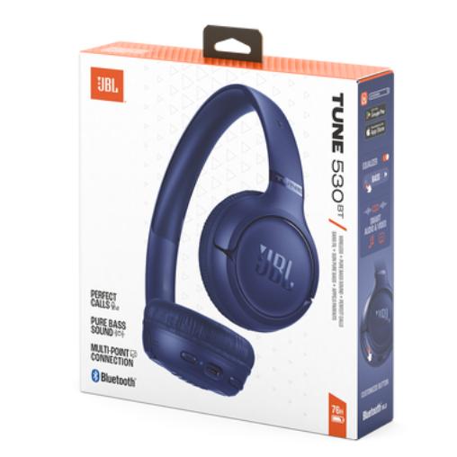 Wholesale-JBL Tune 530BT Wireless On-Ear Bluetooth 6.0 Headphones - Blue-Headphone-Electro Vision Inc
