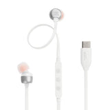 Wholesale-JBL Tune310WHT USB-C Earbuds w Mic White-Electro Vision Inc