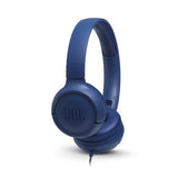 Wholesale-JBL Tune500 Wired On-Ear Headphones - Blue-Electro Vision Inc