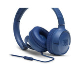Wholesale-JBL Tune500 Wired On-Ear Headphones - Blue-Electro Vision Inc