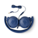 Wholesale-JBL Tune500 Wired On-Ear Headphones - Blue-Electro Vision Inc
