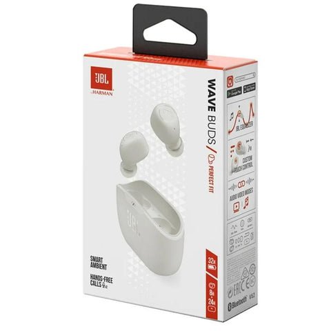 Wholesale-JBL VibeBudsWHT Vibe Buds TW Earbuds (White)-earbuds-Electro Vision Inc