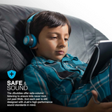 Wholesale-JLab Audio IFCHJBUDDIERGRYBLU6 Buddies Folding Headphones Blue/G-Electro Vision Inc