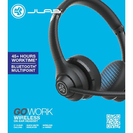 Wholesale-JLab Go Work Wireless On-Ear Headphones- Bluetooth-Headphone-Electro Vision Inc