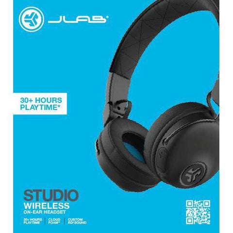 Wholesale-JLab HBASTUDIORBLK4 Studio Wireless Headphones Black-Headphones-Electro Vision Inc