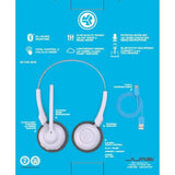 Wholesale-JLab HBGWRKPOPRLLC4 GO Work Pop Wireless Headphones- Lilac-Headphones-Electro Vision Inc