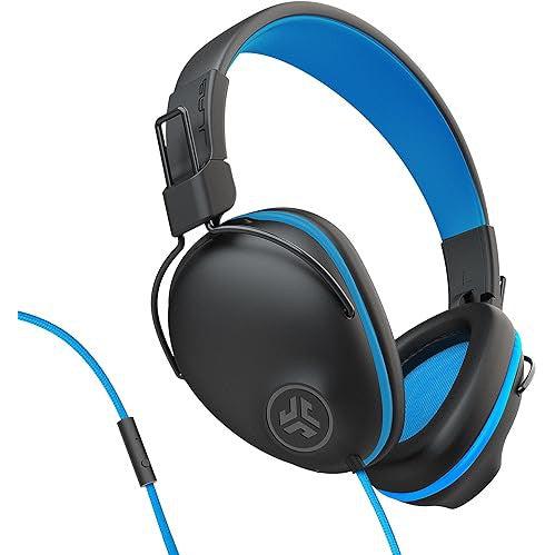 Wholesale-JLab HJPRORBLU4 - JBuddies Pro Wired Headphones Black/Blue-Headphone-Electro Vision Inc