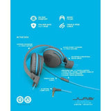 Wholesale-JLab JBuddies Studio Wired Headphones Blue/Gray-Headphone-Electro Vision Inc