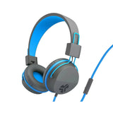 Wholesale-JLab JBuddies Studio Wired Headphones Blue/Gray-Headphone-Electro Vision Inc