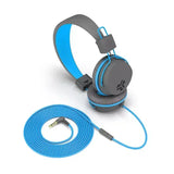 Wholesale-JLab JBuddies Studio Wired Headphones Blue/Gray-Headphone-Electro Vision Inc