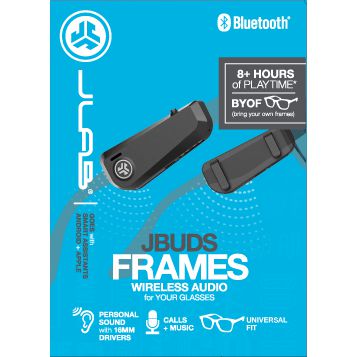 Wholesale-JLab JBuds Frames Wireless Earbuds Black-earphones-Electro Vision Inc