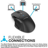 Wholesale-JLab - JBuds Full Size Wireless Bluetooth Optical Mouse - Black-Wireless Mouse-Electro Vision Inc
