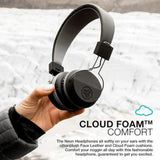 Wholesale-JLab NEONHPBT-BLK-BOX Neon Bluetooth On Ear Headphones w/ Universal Mic - Black-Headphone-Electro Vision Inc