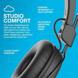 Wholesale-JLab Studio Wired Headphones Black HASTUDIORBLK4-Headphone-Electro Vision Inc