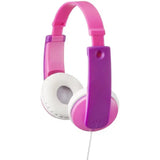 Wholesale-JVC HAKD7P Children's Noise-Canceling Over-Ear Headphones, Pink, HAKD7P-Headphone-Electro Vision Inc