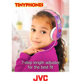 Wholesale-JVC HAKD7P Children's Noise-Canceling Over-Ear Headphones, Pink, HAKD7P-Headphone-Electro Vision Inc