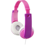 Wholesale-JVC HAKD7P Children's Noise-Canceling Over-Ear Headphones, Pink, HAKD7P-Headphone-Electro Vision Inc