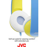 Wholesale-JVC HAKD7Y Children's Noise-Canceling Over-Ear Headphones, Yellow-Headphone-Electro Vision Inc